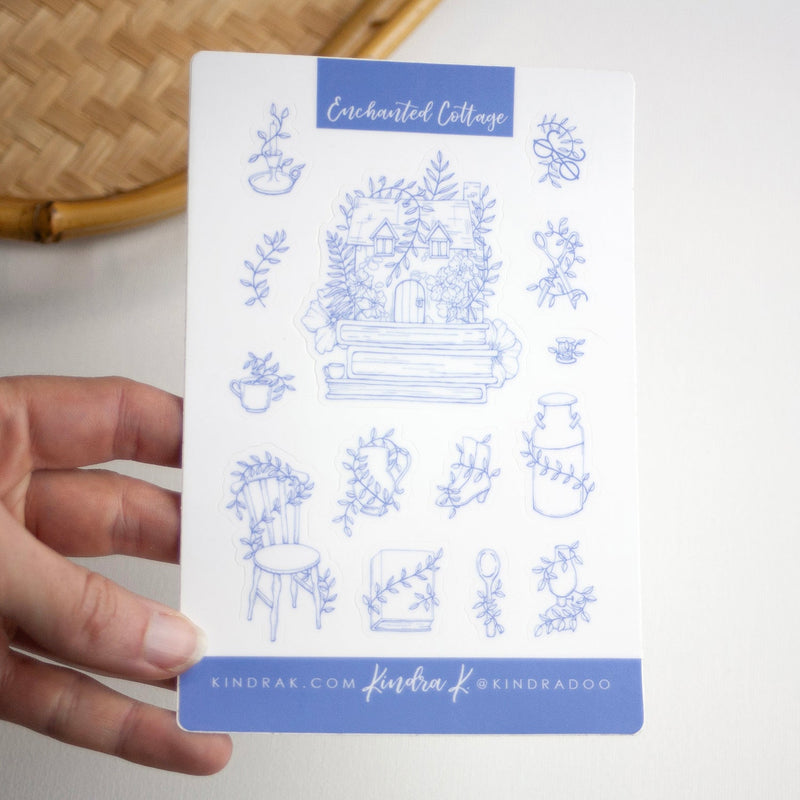 Enchanted Cottage Vinyl Sticker Sheet