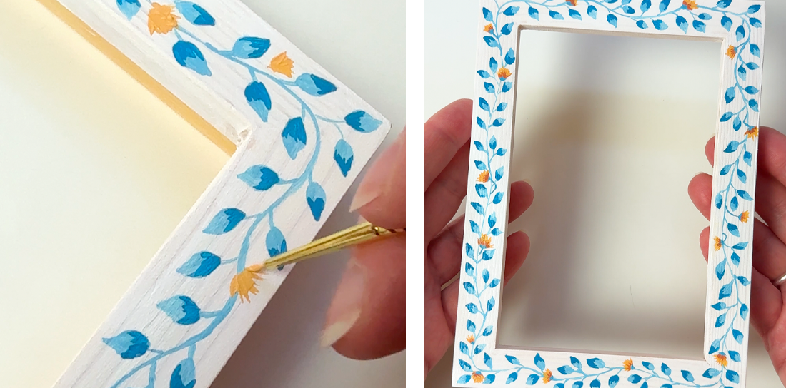 Handmade Gift: Hand Painted Frame