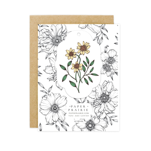 Goldfield Daisy Birthday Card