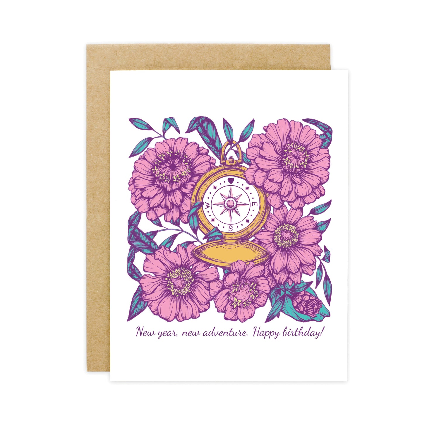 New Year, New Adventure Birthday Card