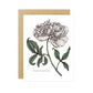 Peony Birthday Card