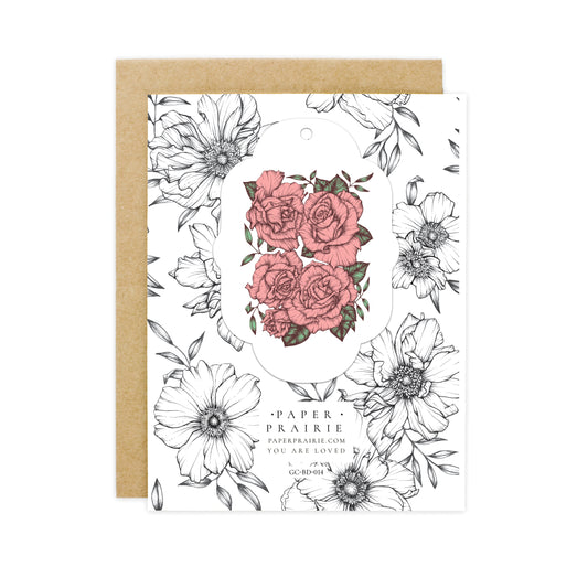 Banner Rose Birthday Card