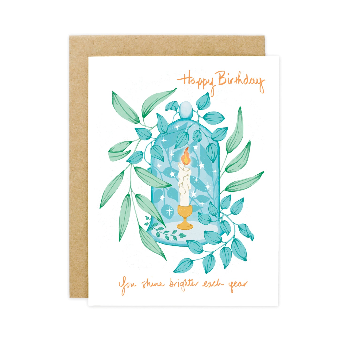 You Shine Brighter Each Year Birthday Card