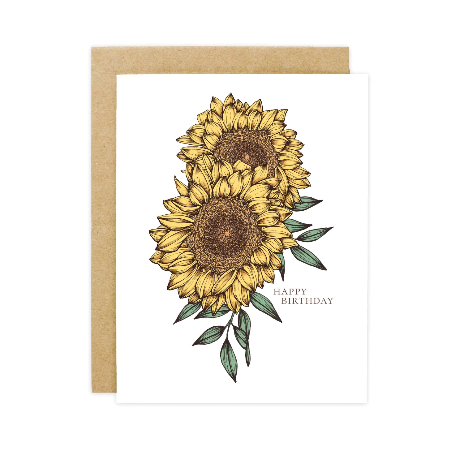 Sunflower Birthday Card