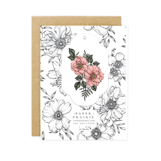 Wild Rose Birthday Card