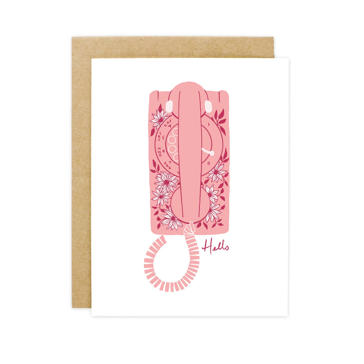 Retro Hello Friendship Card