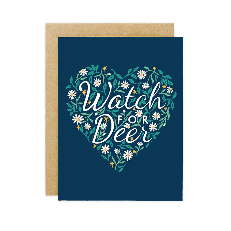 Watch for Deer Card