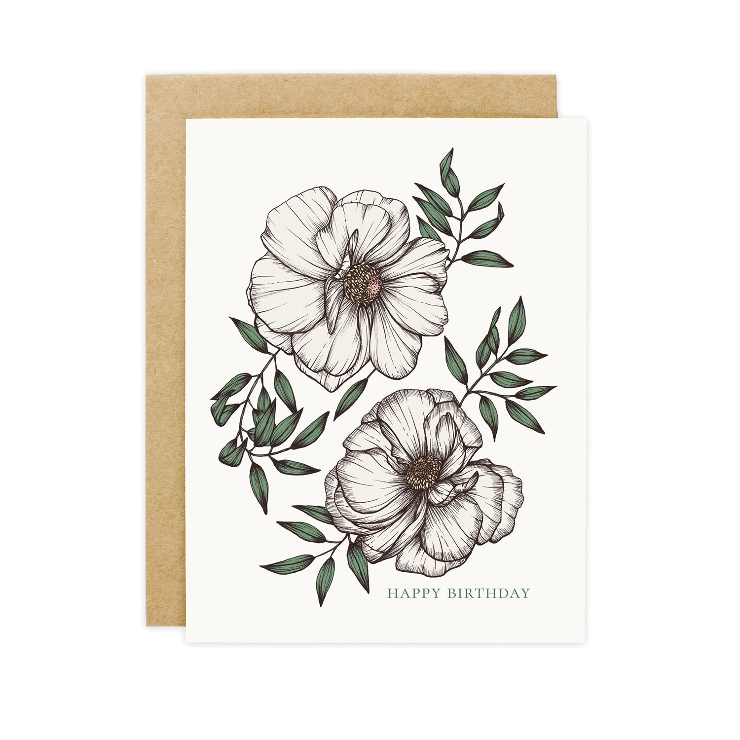 Ranunculus Birthday Card