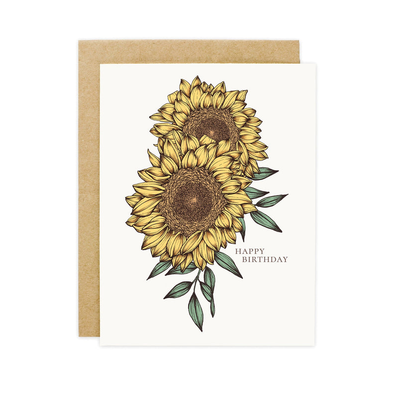 Sunflower Birthday Card