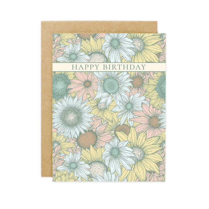 Sunflower Smash Birthday Card