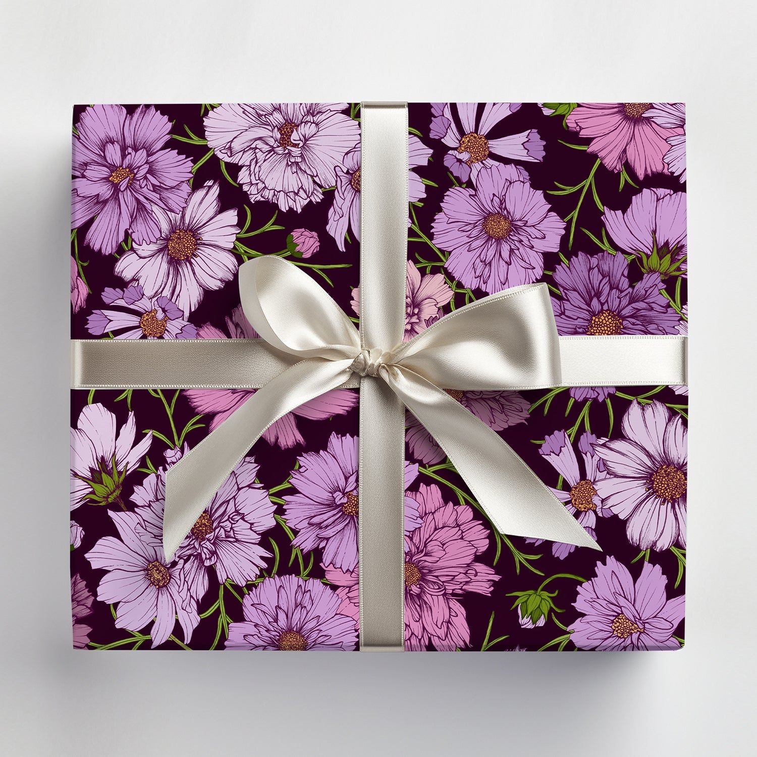 Cosmos Scatter Gift Wrap