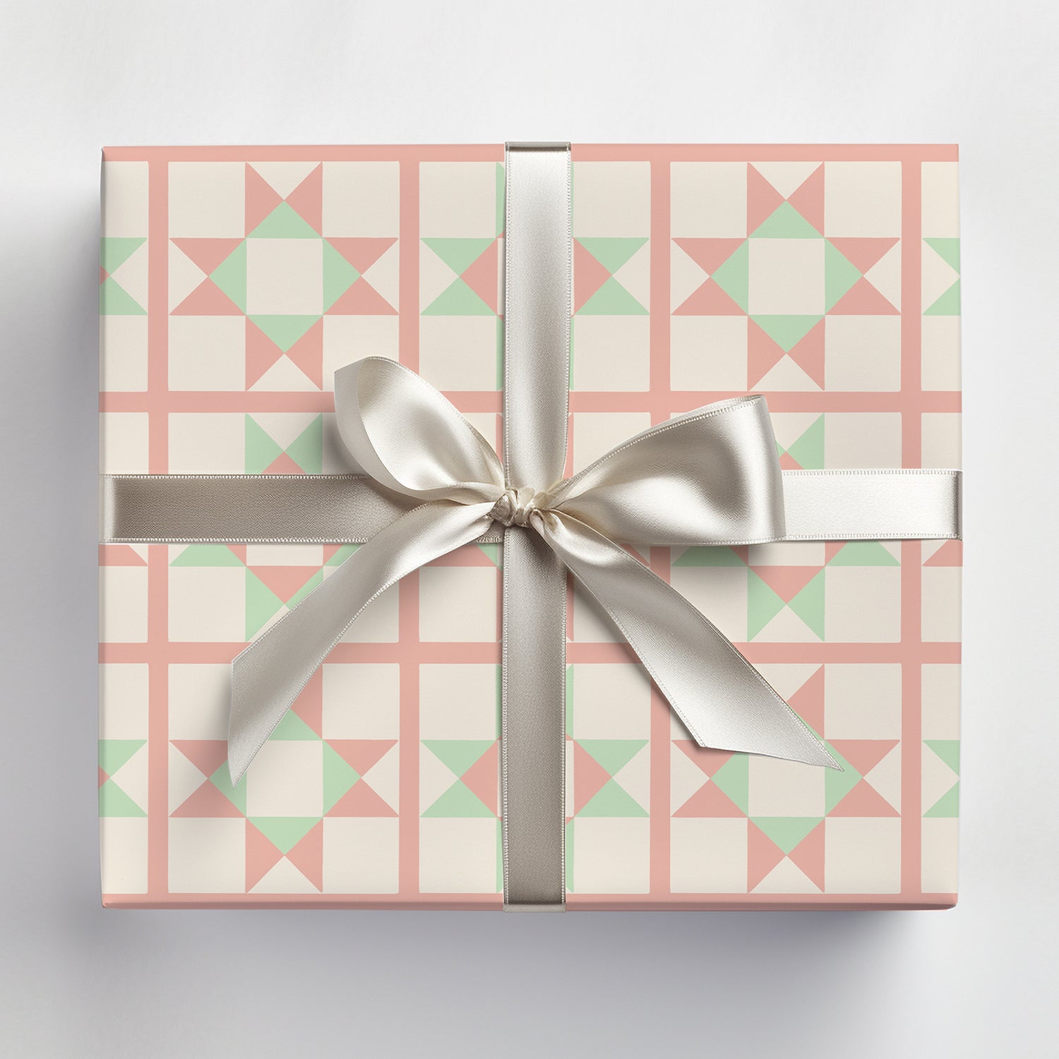 Ohio Star Quilt Gift Wrap