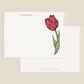 Tulip Personalized Notecard