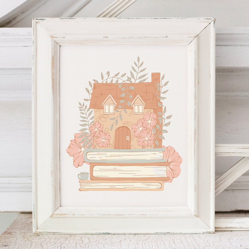 Cozy Cinnamon Cottage Signed Print