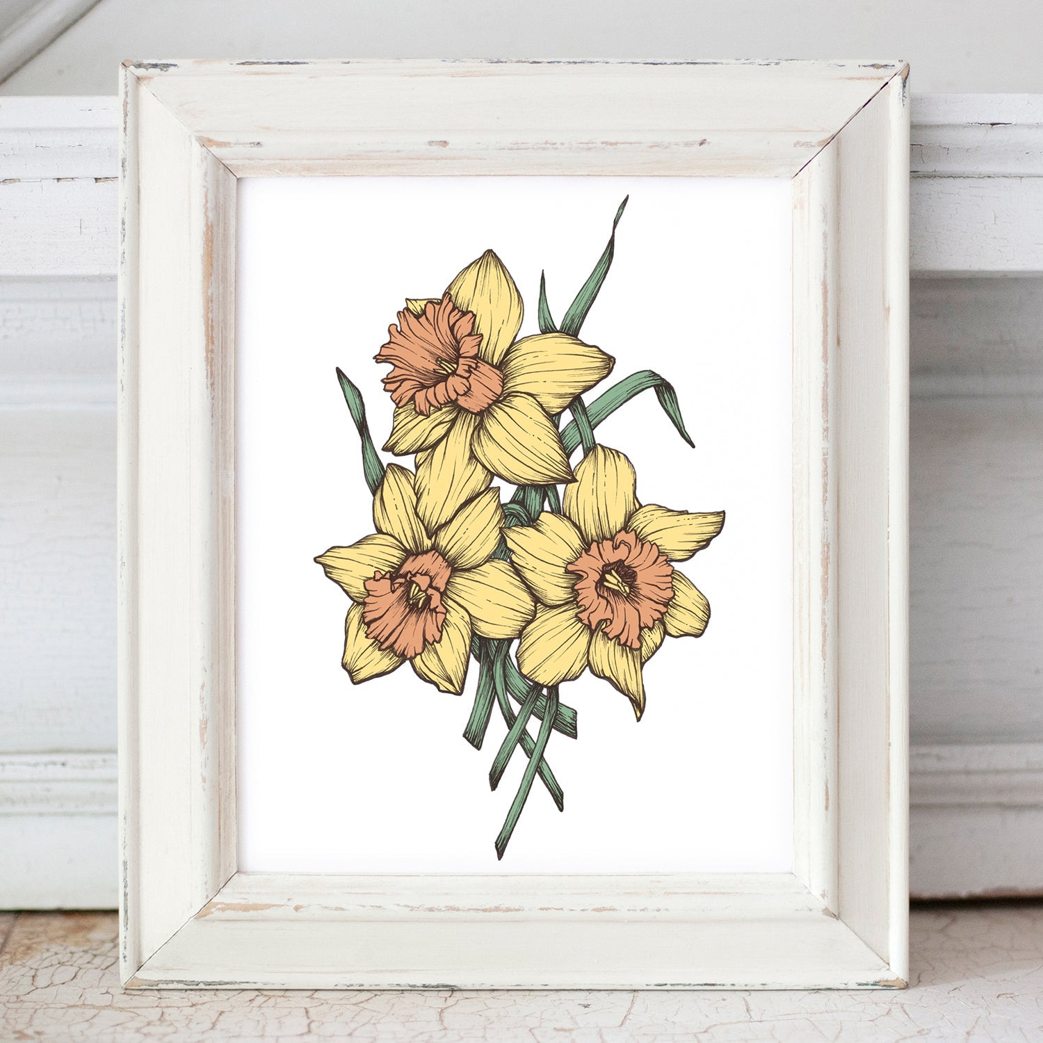 Daffodil Signed Print