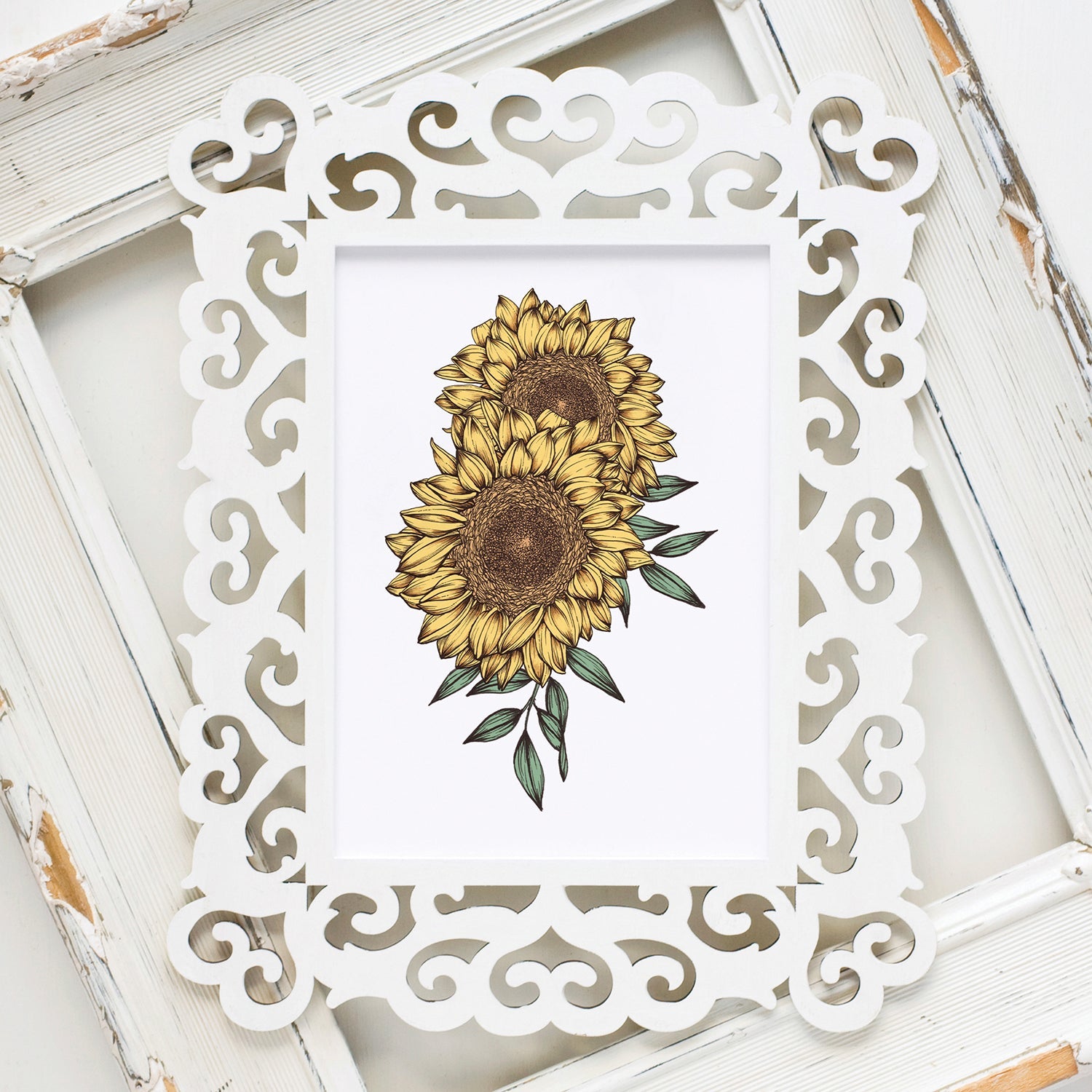 Sunflowers Signed Print