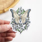 Butterfly Forget-Me-Not Vinyl Sticker 3"