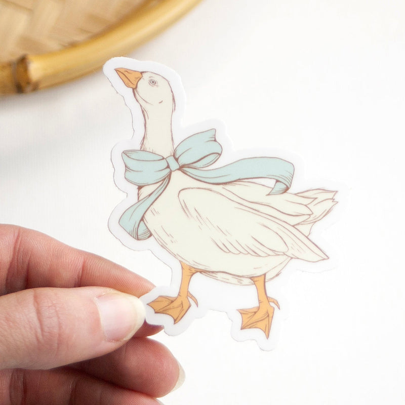 Fancy Goose Vinyl Sticker 3"