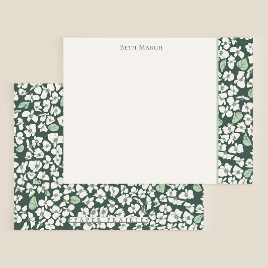 Begonia Bliss Personalized Notecard